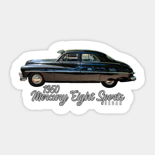 1950 Mercury Eight Sports Sedan Sticker by Gestalt Imagery